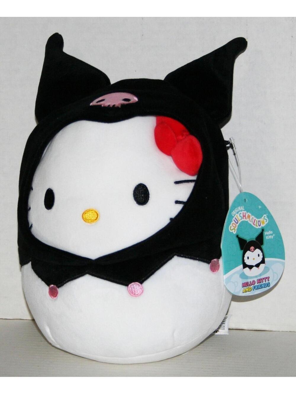 NEW Squishmallows 8" Hello Kitty as Kuromi 2024 Sanrio Halloween Limited Edition